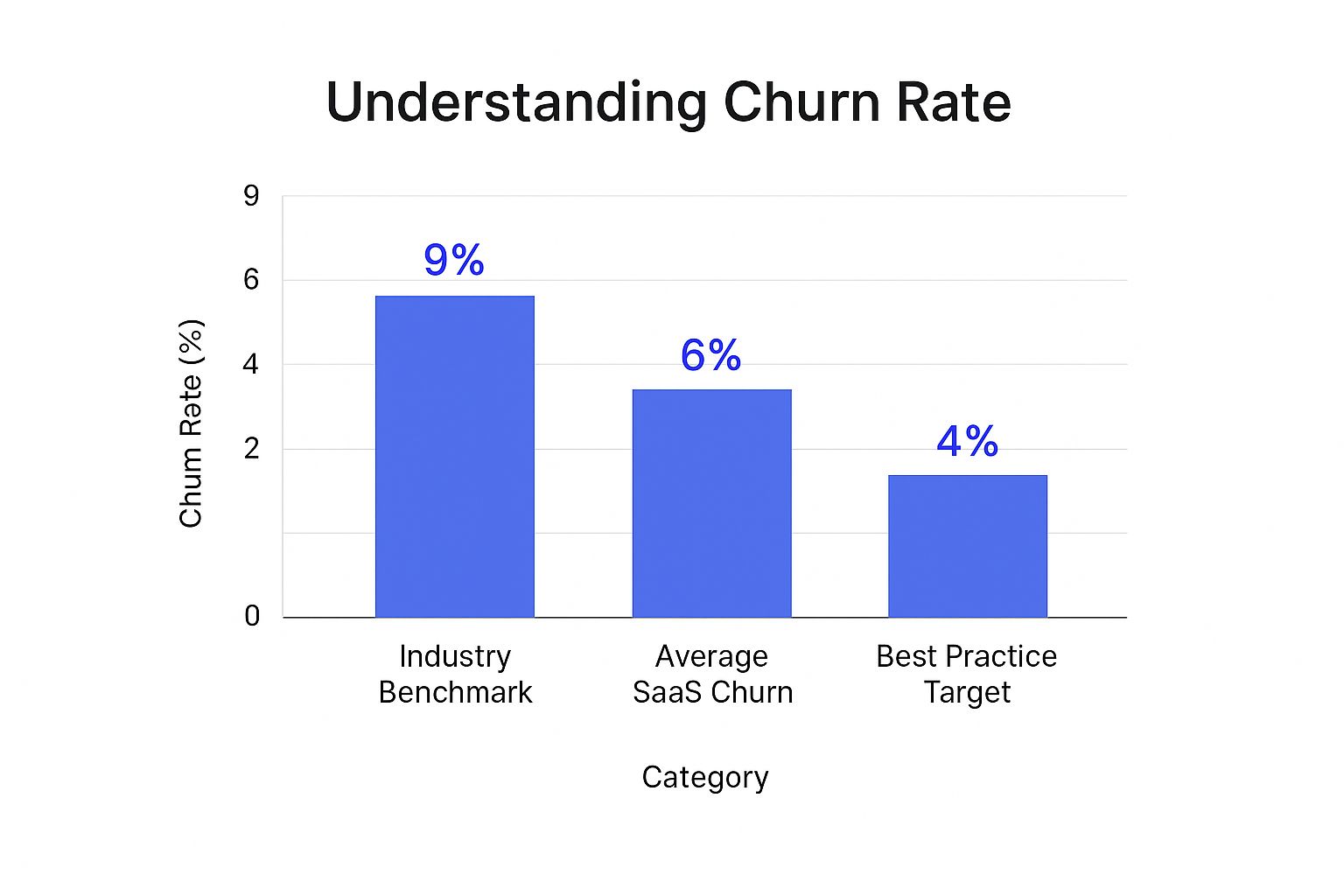Infographic about churn in saas